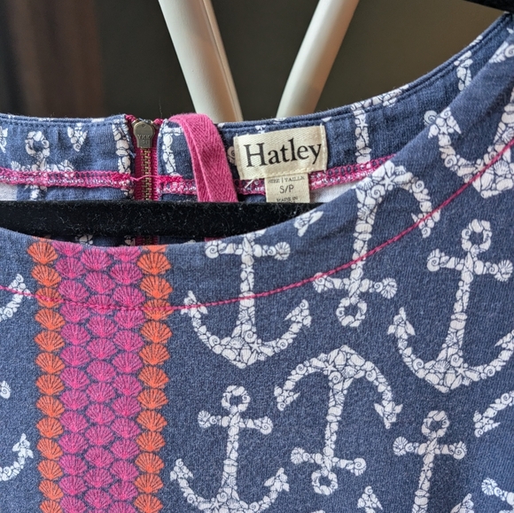 Hatley Blue and Pink Anchor Dress - Picture 2 of 4